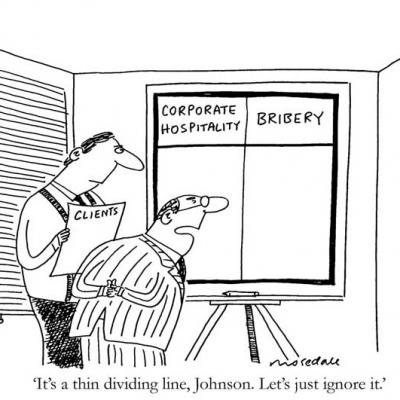 London Cartoonists, Corporate Hospitality Cartoon