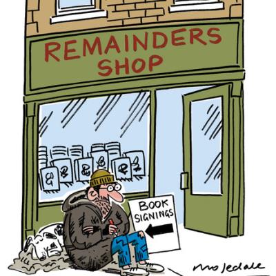 London Cartoonists Remainders Shop Illustration