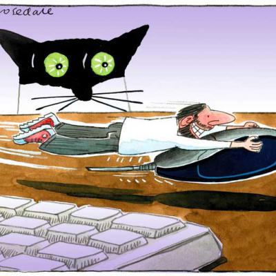 London Cartoonists Mice Control illustration